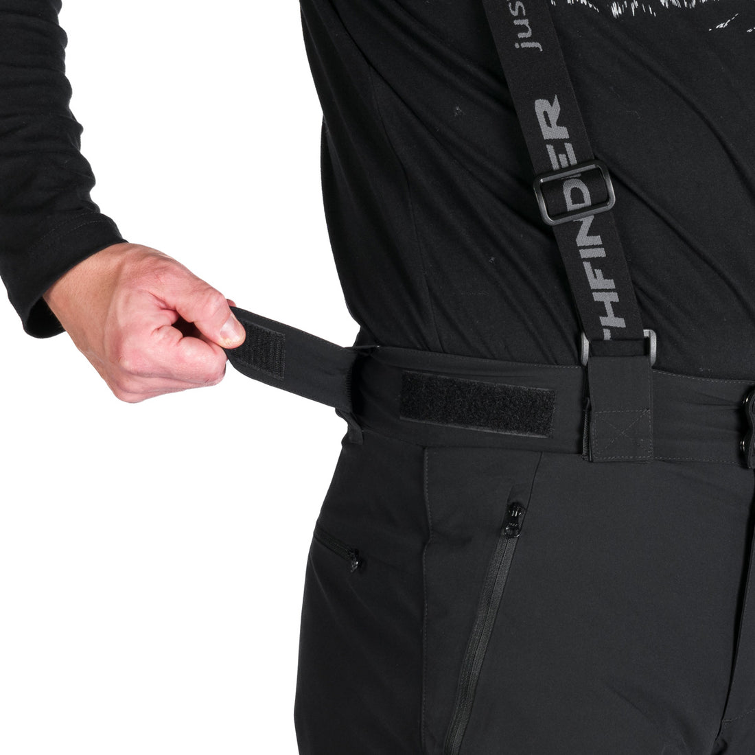NO-3973SNW men's ski comfort trousers with braces regular fit WILFRED
