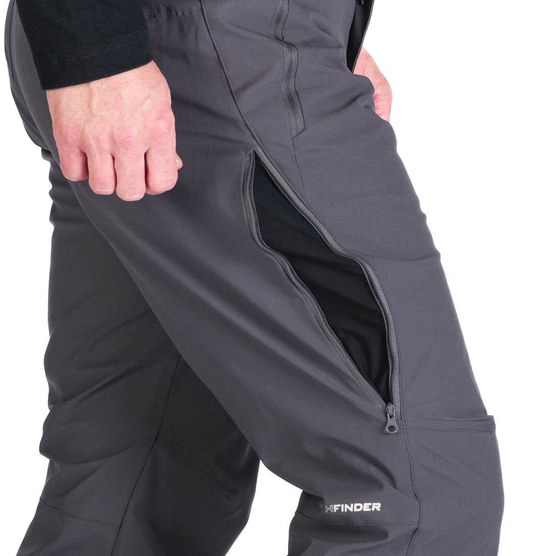 NO-3973SNW men's ski comfort trousers with braces regular fit WILFRED