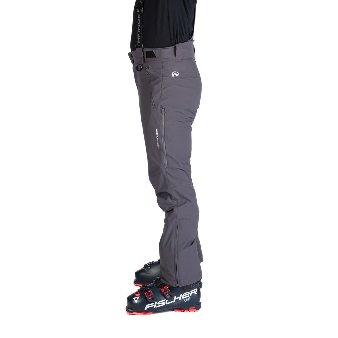NO-3973SNW men's ski comfort trousers with braces regular fit WILFRED
