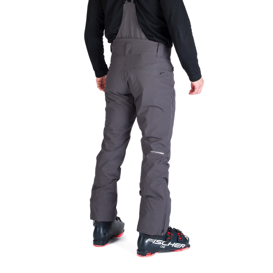 NO-3973SNW men's ski comfort trousers with braces regular fit WILFRED