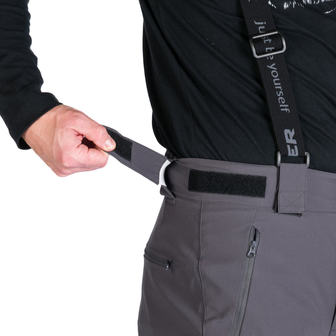 NO-3973SNW men's ski comfort trousers with braces regular fit WILFRED