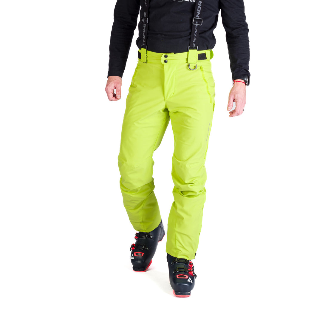 NO-3973SNW men's ski comfort trousers with braces regular fit WILFRED