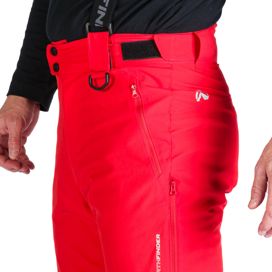 NO-3973SNW men's ski comfort trousers with braces regular fit WILFRED
