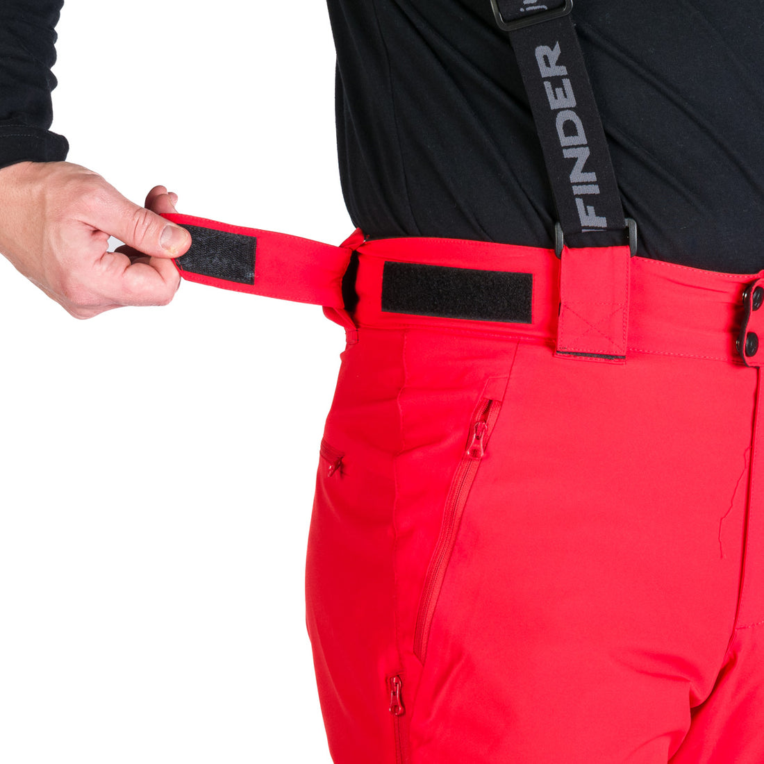 NO-3973SNW men's ski comfort trousers with braces regular fit WILFRED