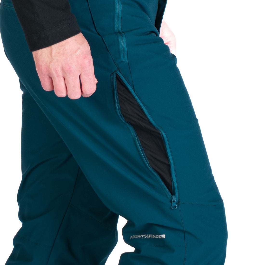 NO-3973SNW men's ski comfort trousers with braces regular fit WILFRED