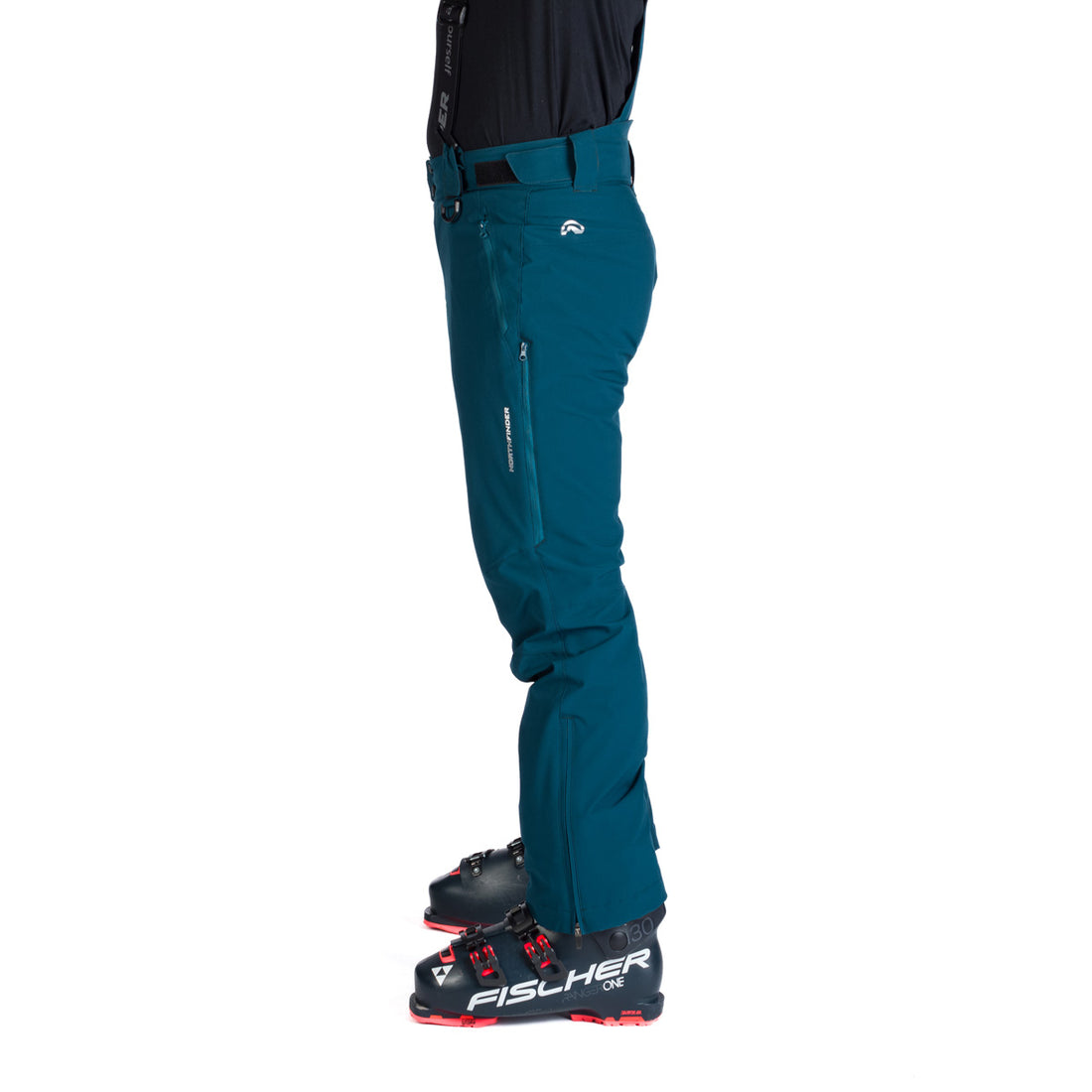 NO-3973SNW men's ski comfort trousers with braces regular fit WILFRED
