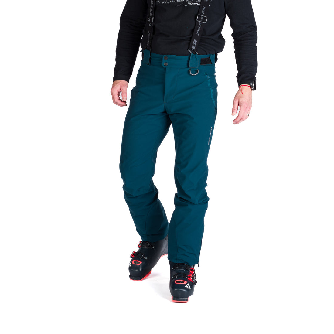 NO-3973SNW men's ski comfort trousers with braces regular fit WILFRED