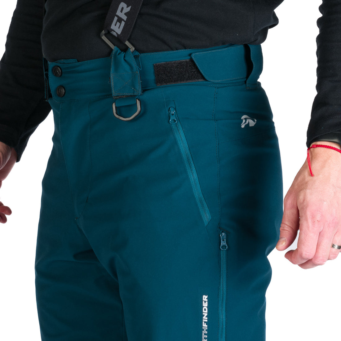 NO-3973SNW men's ski comfort trousers with braces regular fit WILFRED
