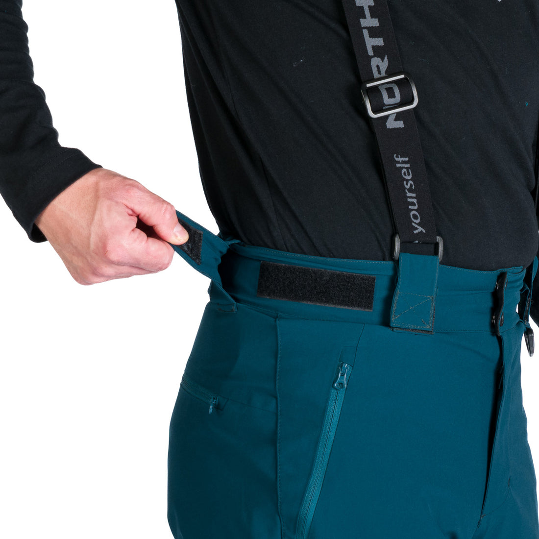 NO-3973SNW men's ski comfort trousers with braces regular fit WILFRED