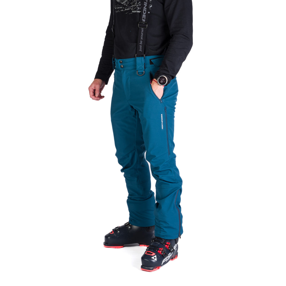 NO-3974SNW men's ski softshell trousers ERASTUS