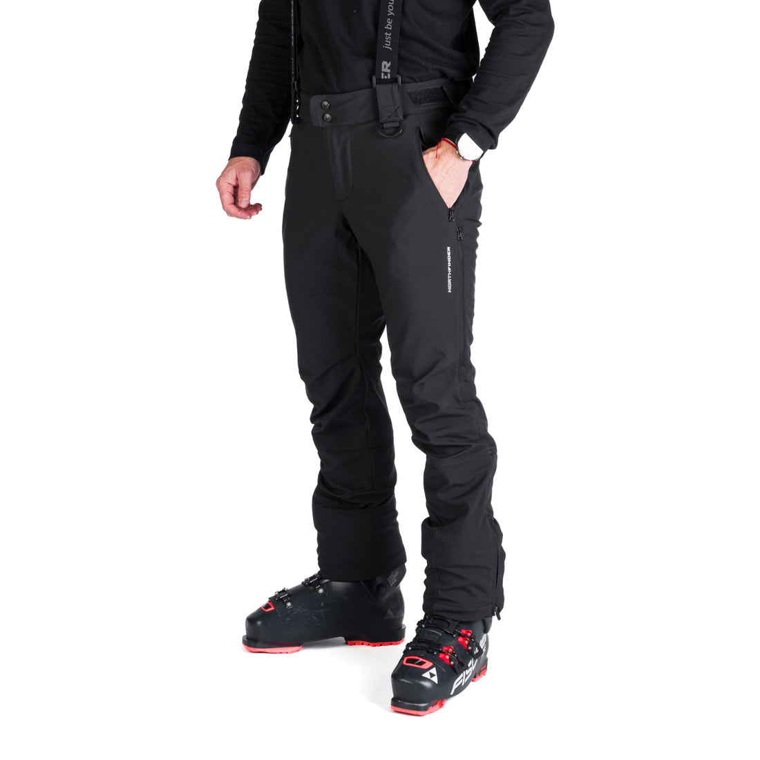NO-3975SNW men's ski softshell pants UMBERTO