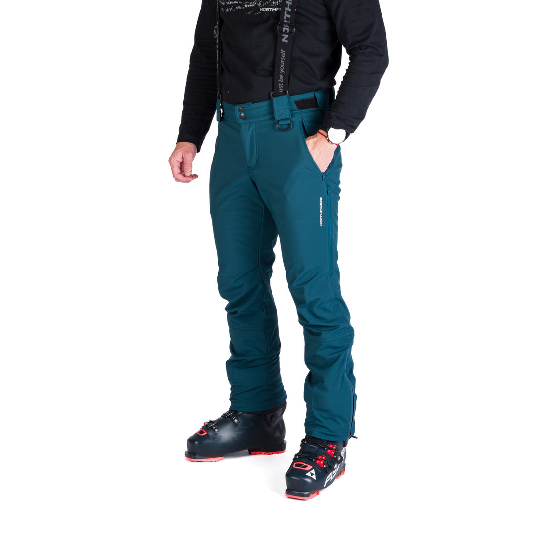 NO-3975SNW men's ski softshell pants UMBERTO