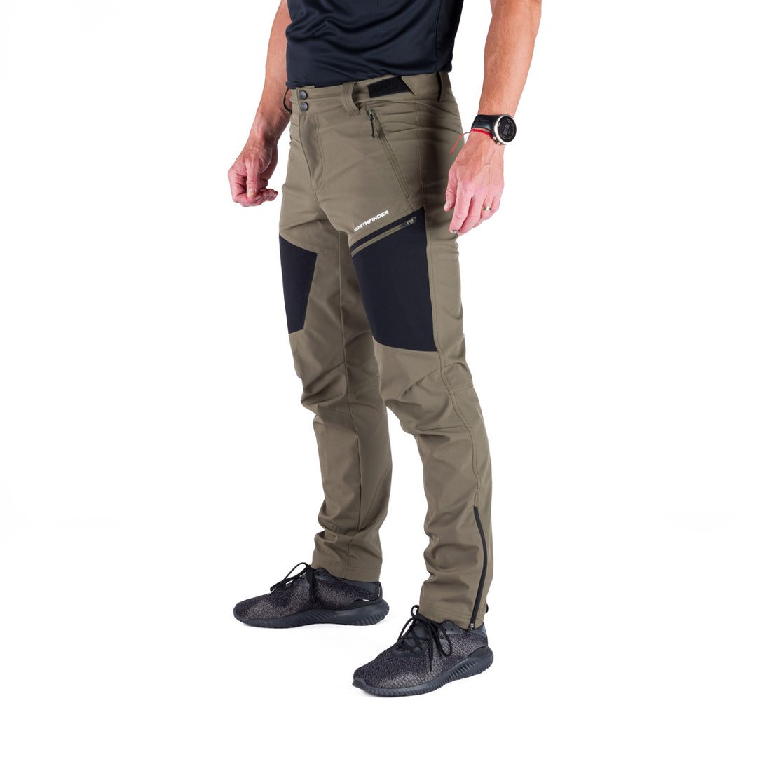 NO-3986OR men's trekking softshell 3L pants DONATELLO