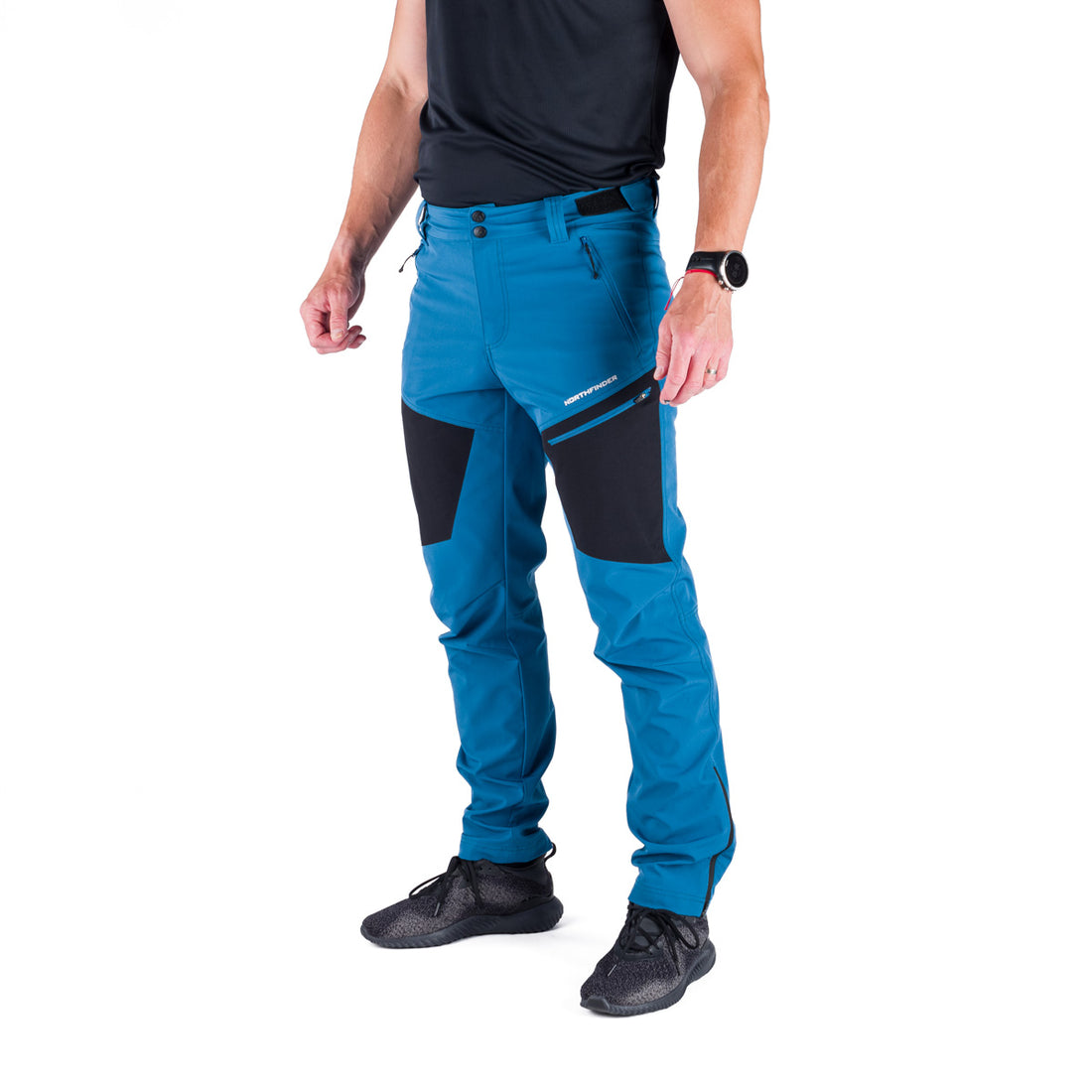 NO-3986OR men's trekking softshell 3L pants DONATELLO