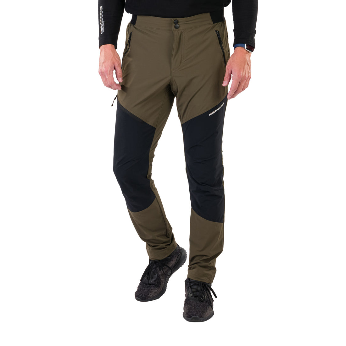 NO-3988OR men's lightweight regular fit stretch pants FIORENZO