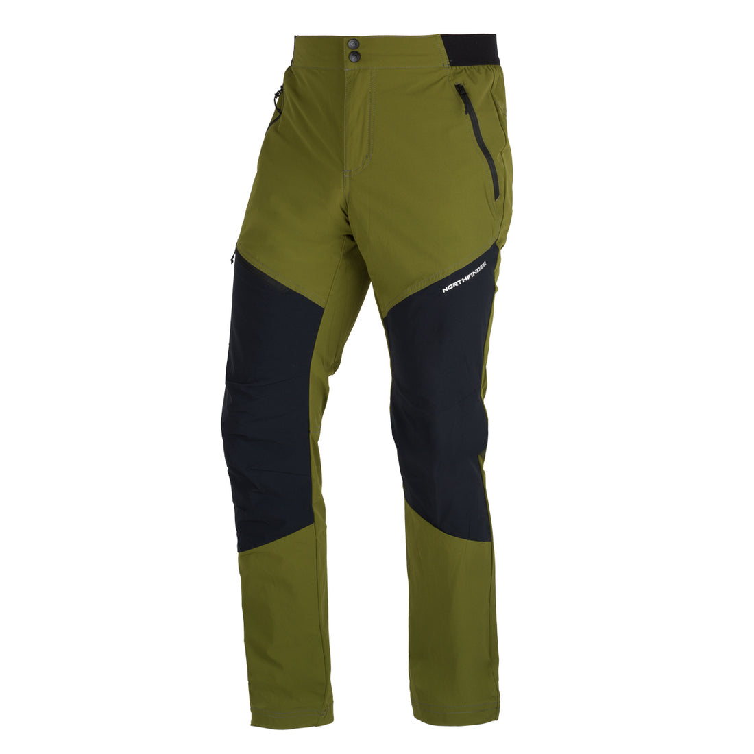NO-3988OR men's lightweight regular fit stretch pants FIORENZO