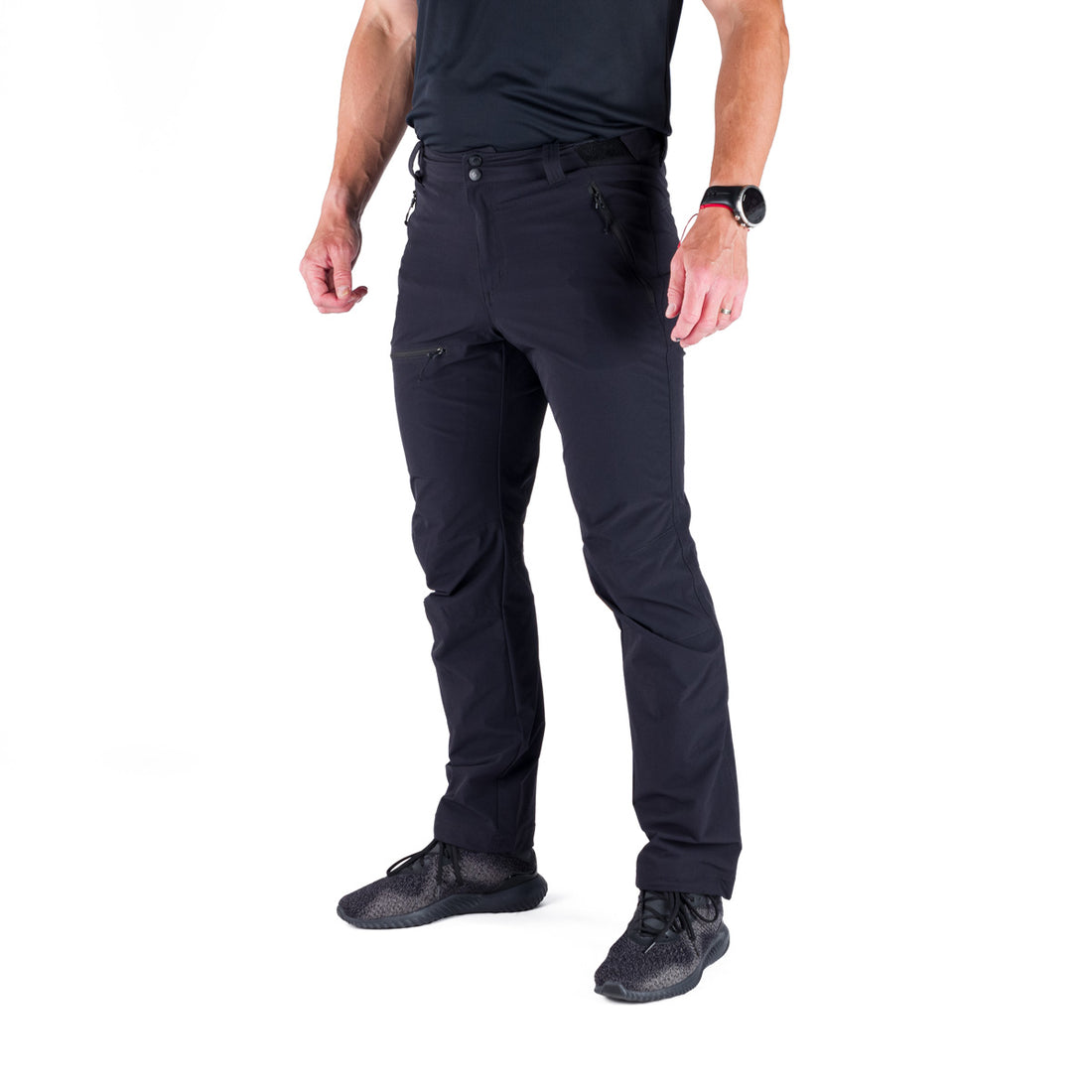 NO-3989OR men's travel stretch regular fit pants PIERO