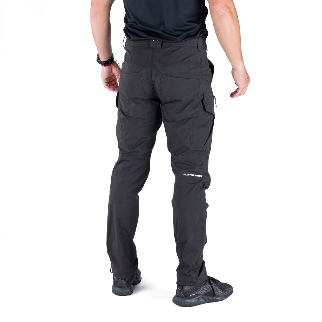 NO-3990OR men's trekking cargo cotton look pants BASTIAN