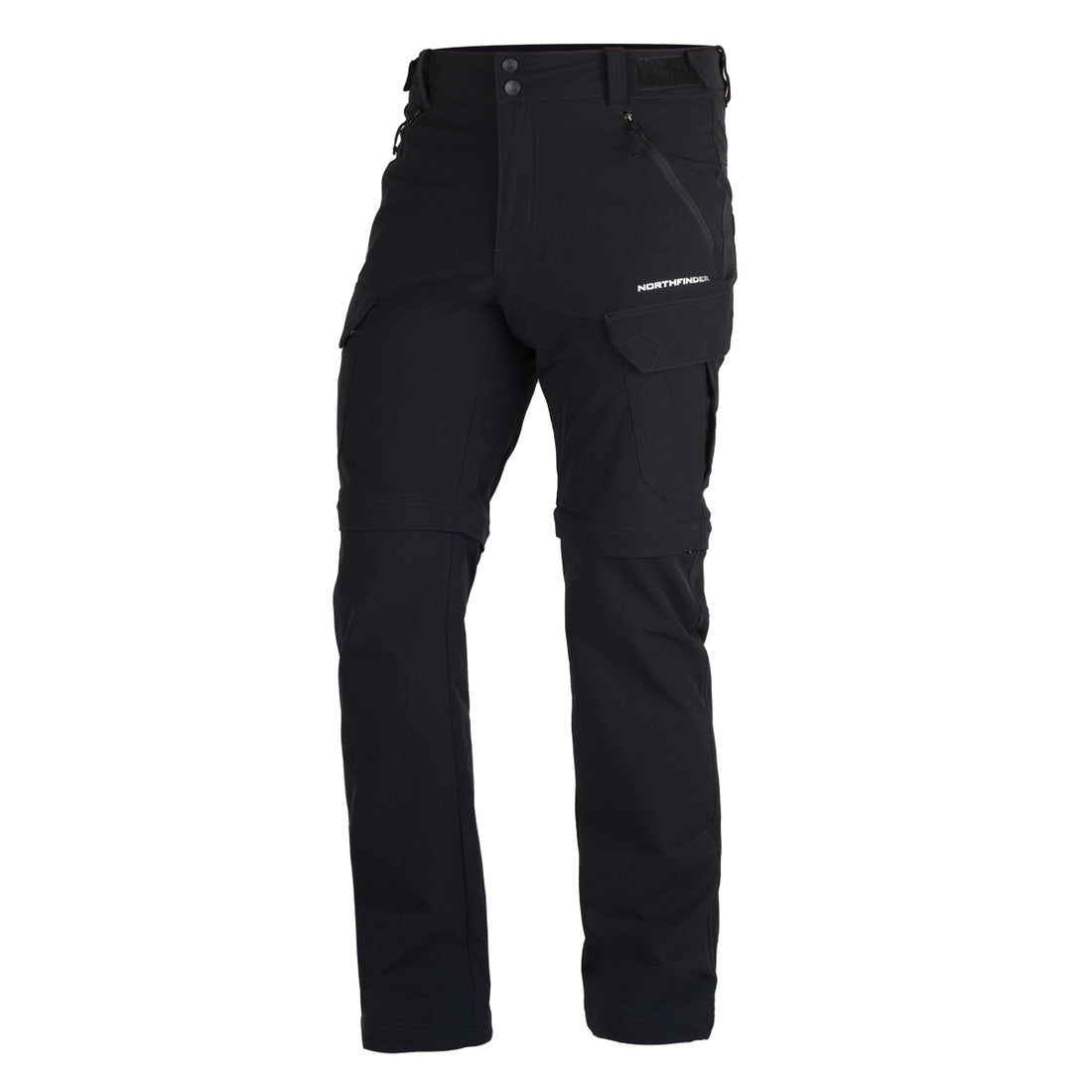 NO-3994OR men's trekking cargo 2in1 zip of stretch pants CARUSO