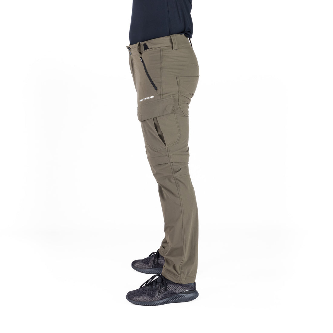 NO-3994OR men's trekking cargo 2in1 zip of stretch pants CARUSO