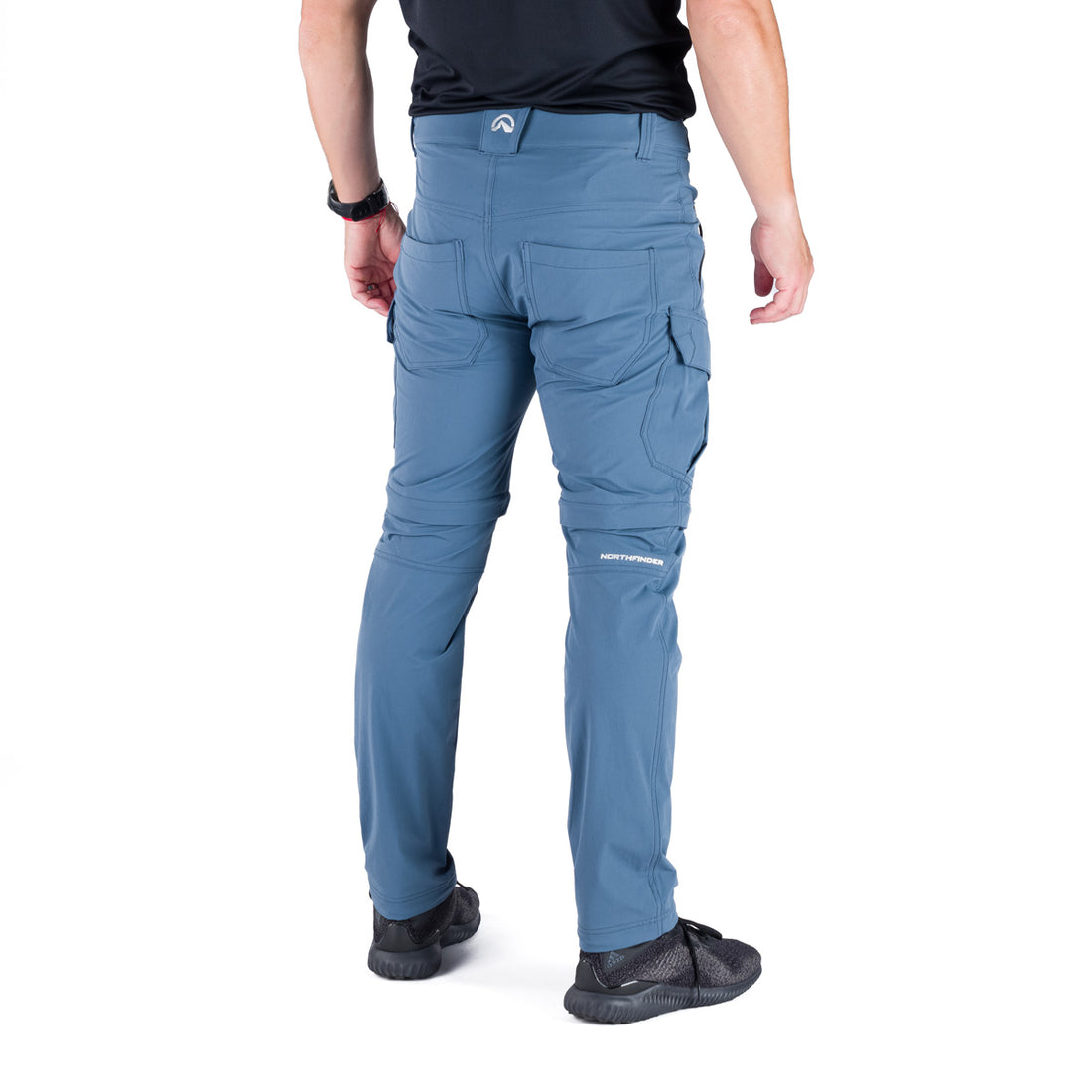 NO-3994OR men's trekking cargo 2in1 zip of stretch pants CARUSO