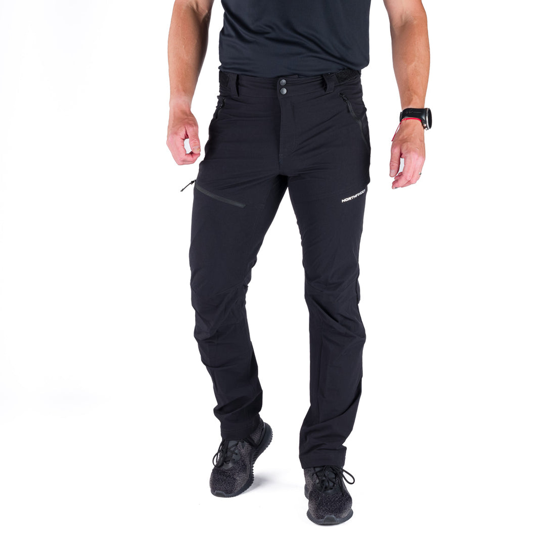 NO-3999OR men's trekking technical regular fit stretch pants  AURELIAN