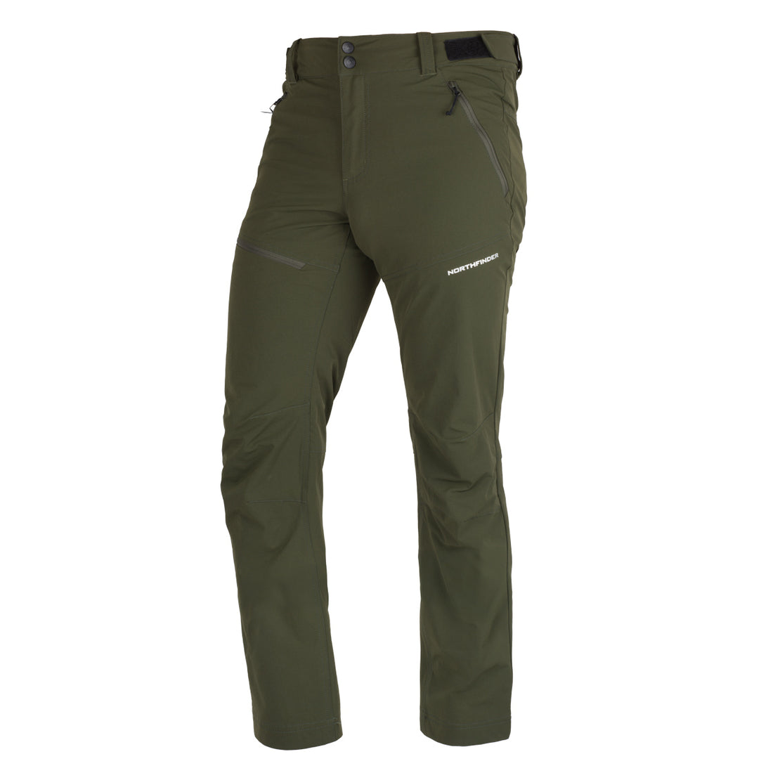 NO-3999OR men's trekking technical regular fit stretch pants  AURELIAN