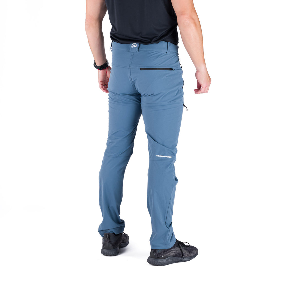 NO-3999OR men's trekking technical regular fit stretch pants  AURELIAN