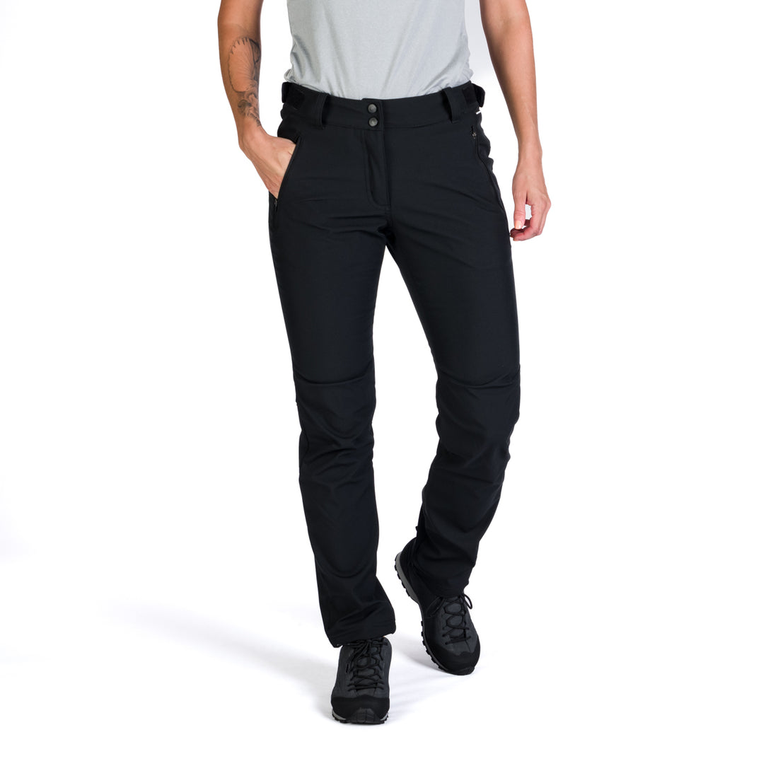 NO-44351OR women's outdoor trousers active softshell pro 3l MADZER