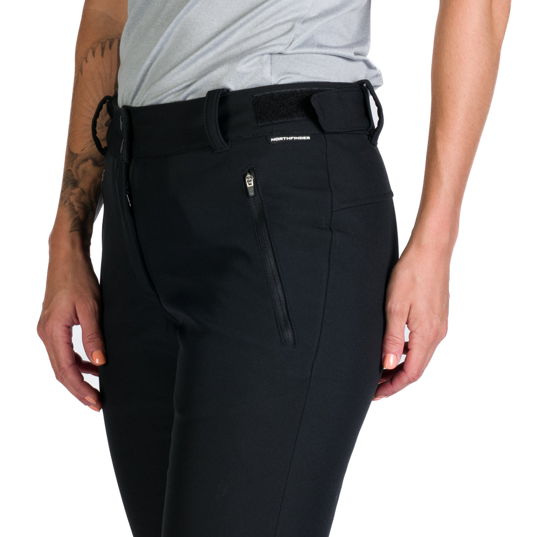 NO-44351OR women's outdoor trousers active softshell pro 3l MADZER