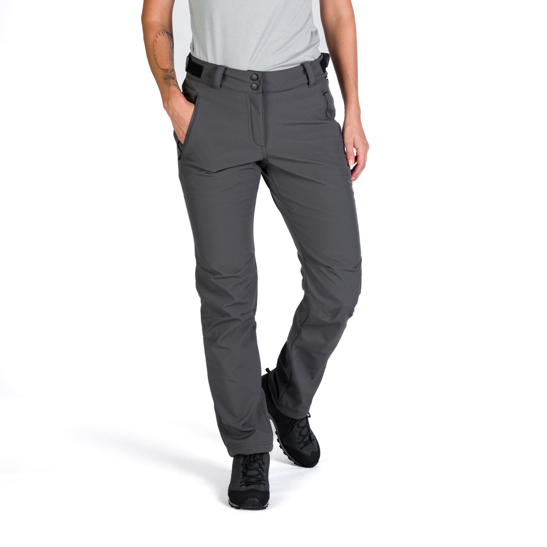NO-44351OR women's outdoor trousers active softshell pro 3l MADZER