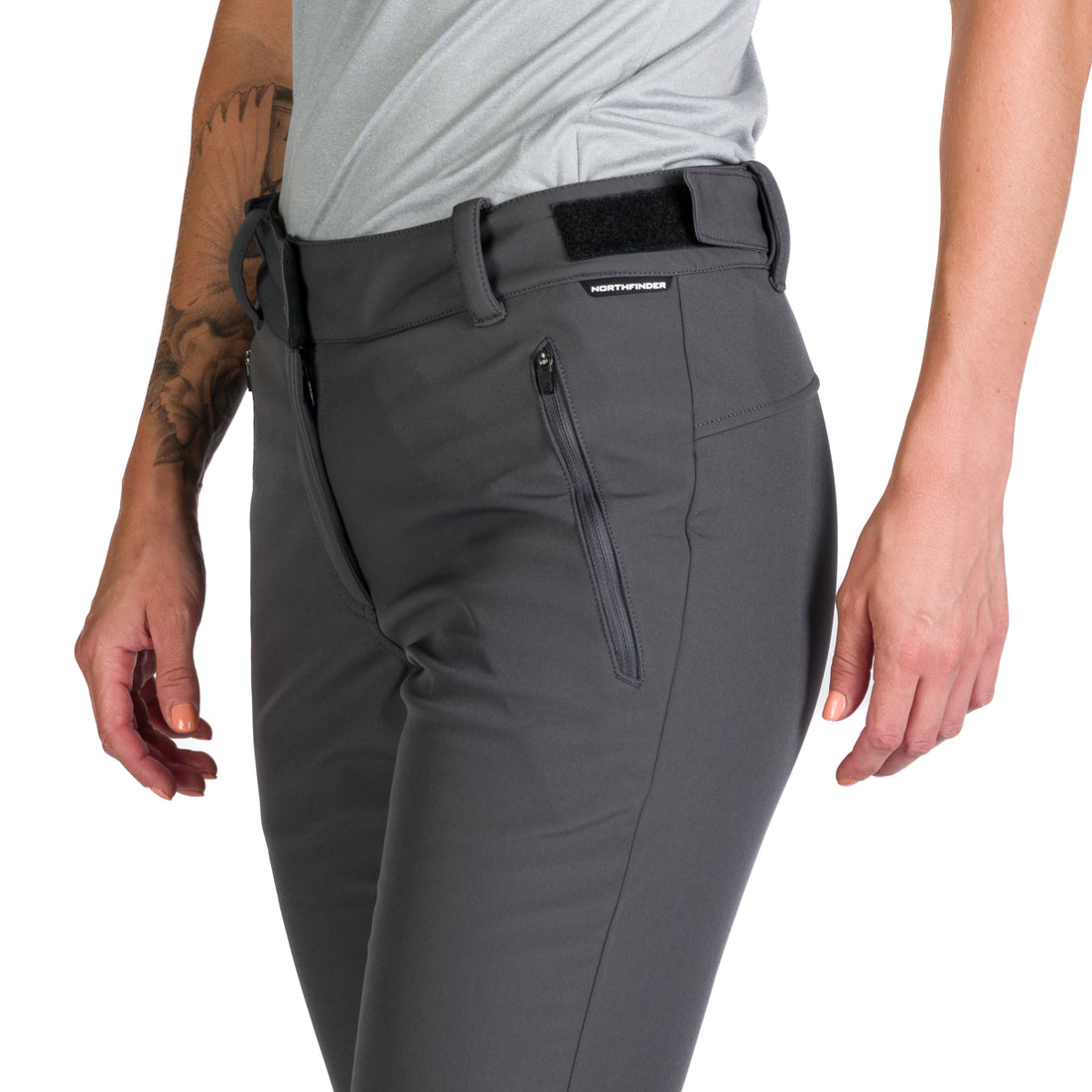 NO-44351OR women's outdoor trousers active softshell pro 3l MADZER