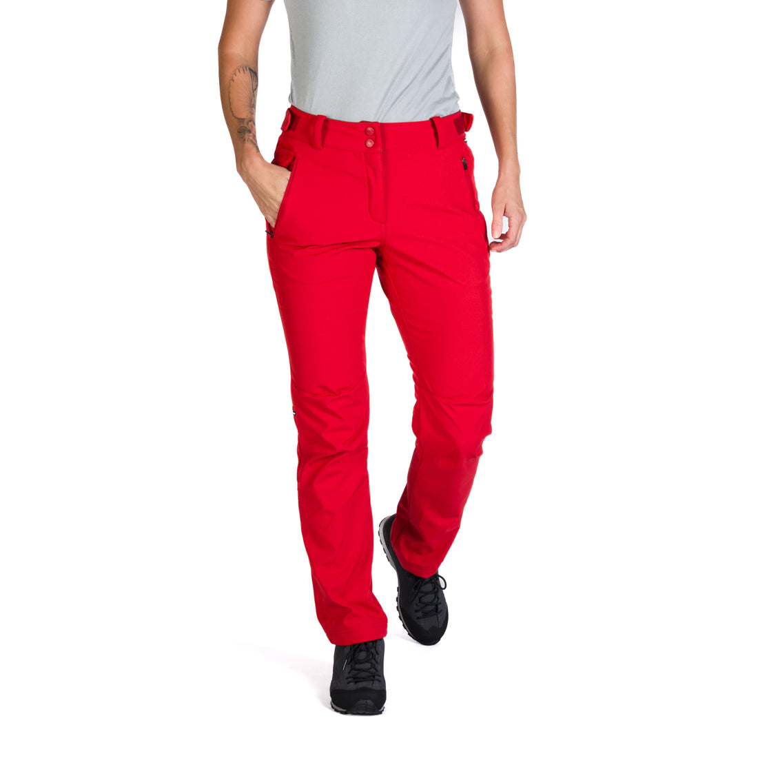 NO-44351OR women's outdoor trousers active softshell pro 3l MADZER
