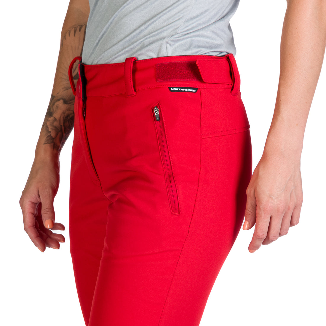 NO-44351OR women's outdoor trousers active softshell pro 3l MADZER