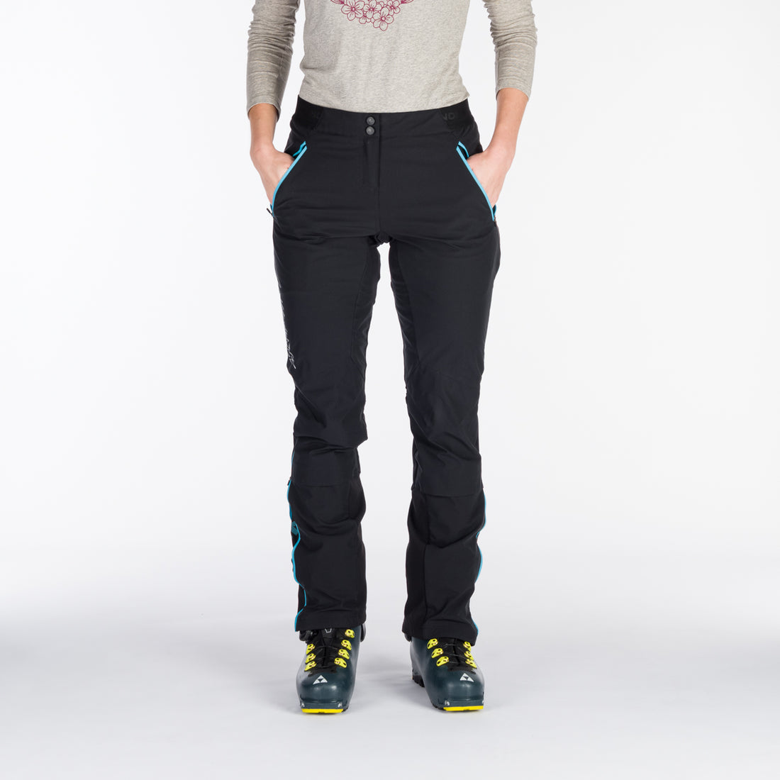 NO-46622SKP women´s ski-touring pants active sport warm fleece Polartec power stretch pro KAMENISTA