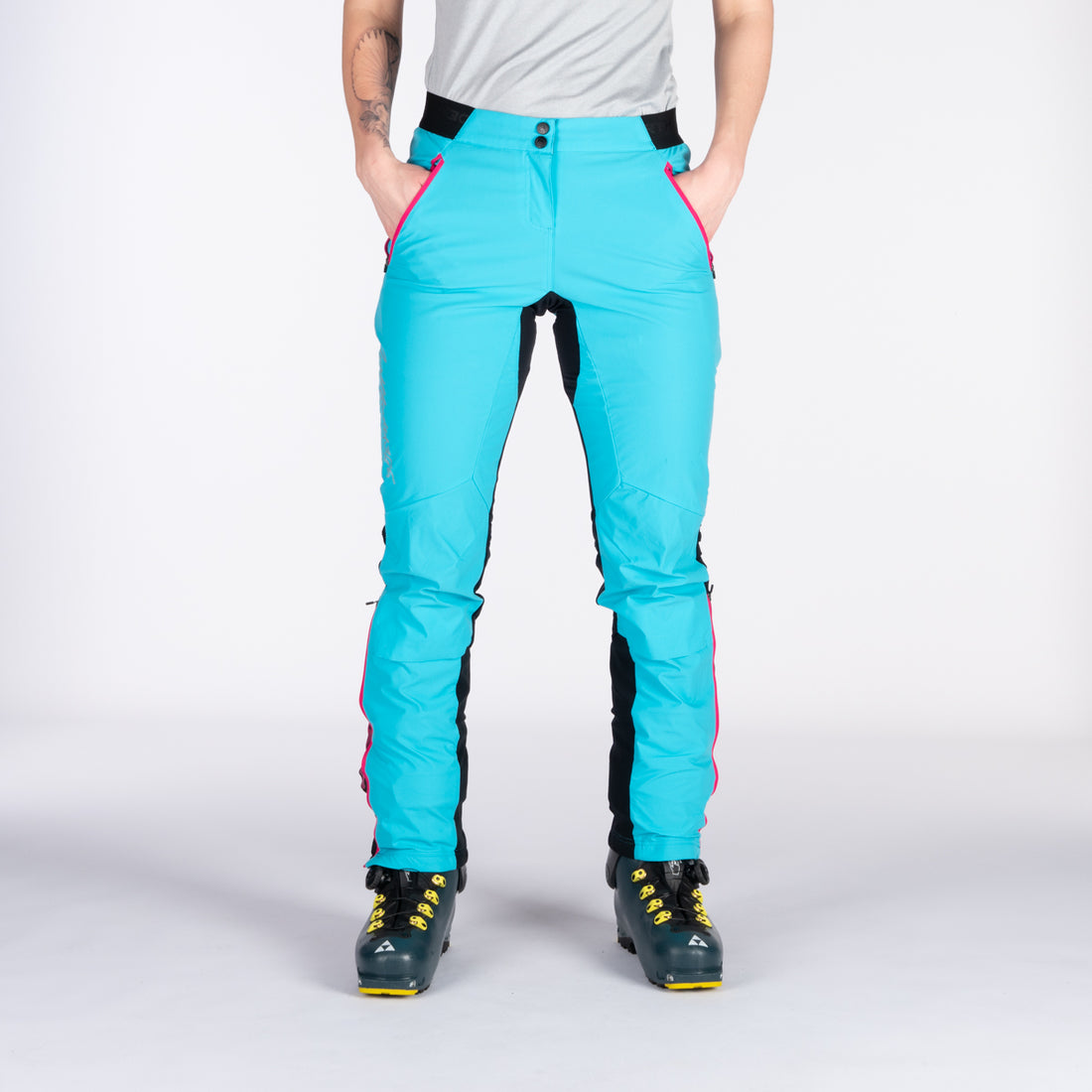 NO-46622SKP women´s ski-touring pants active sport warm fleece Polartec power stretch pro KAMENISTA