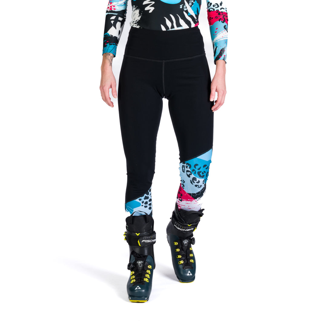 NO-46633SKP women's ski-touring pants confortable warm fleece ZDIARSKA