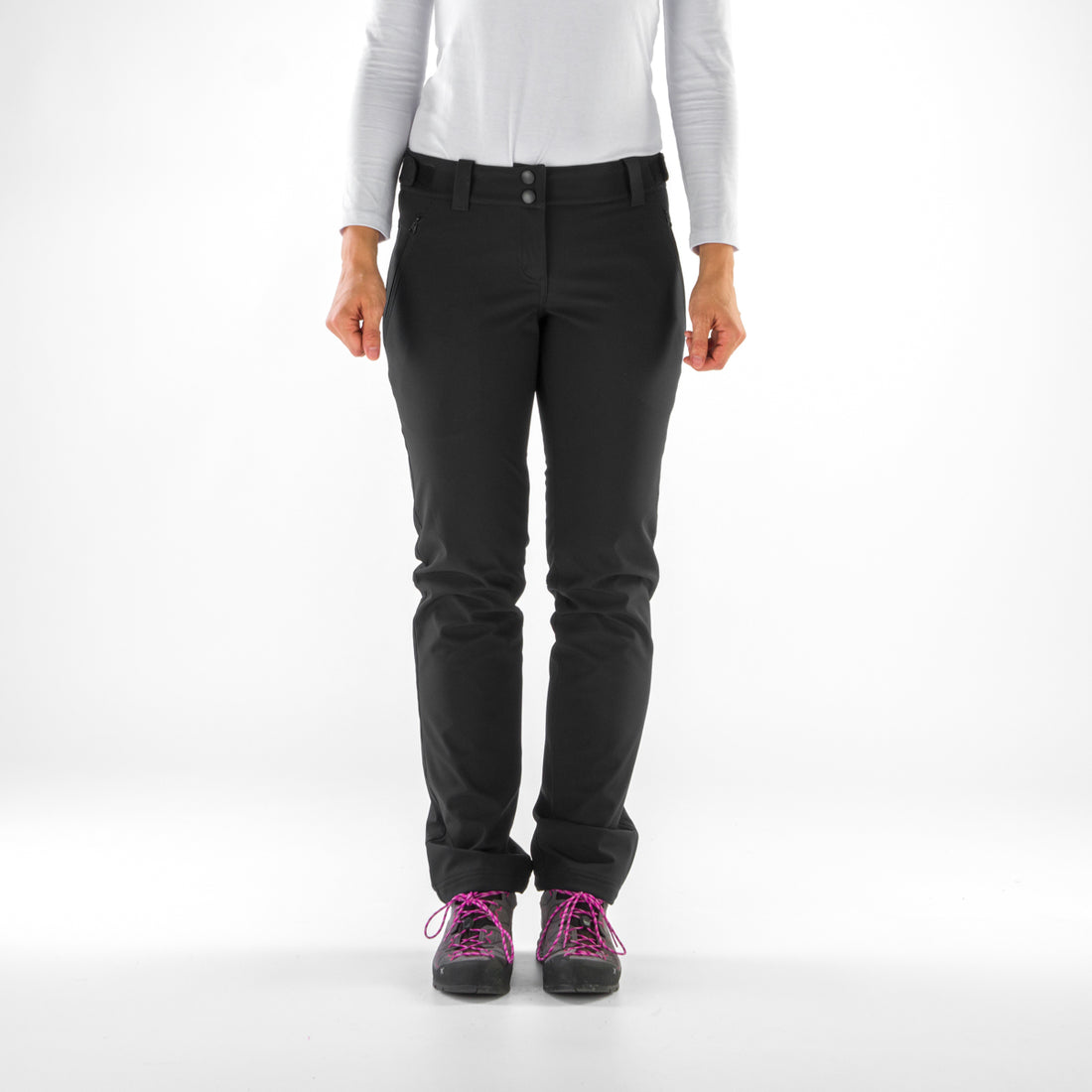 NO-4721OR women's softshell pants outdoor 10k/5k ANNABEL