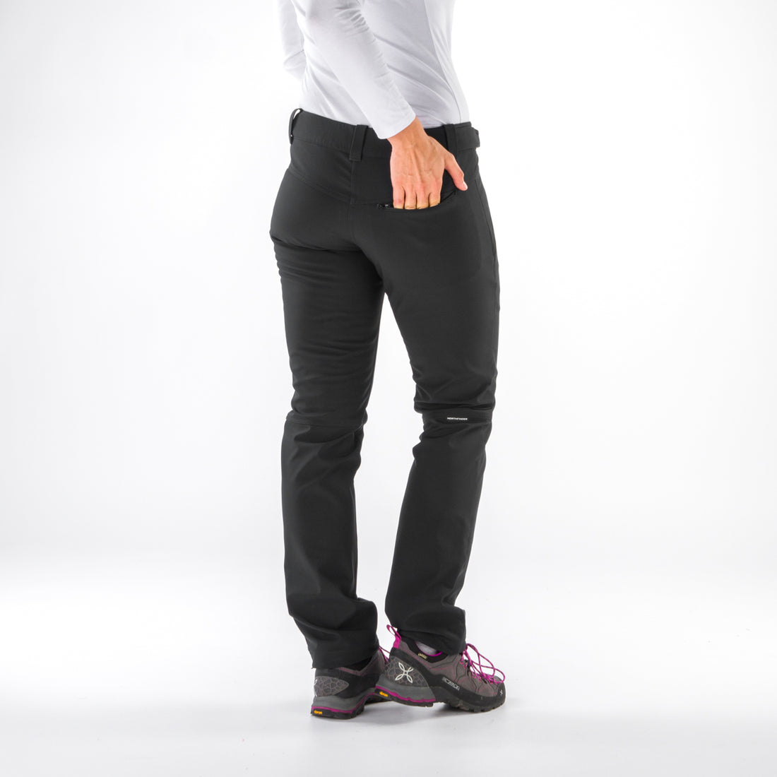 NO-4721OR women's softshell pants outdoor 10k/5k ANNABEL
