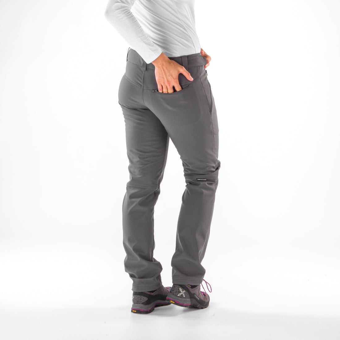 NO-4721OR women's softshell pants outdoor 10k/5k ANNABEL