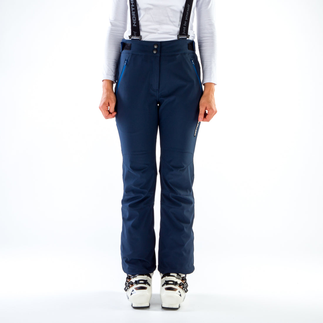 NO-4736SNW women's ski-softshell pants for winter 3l GRACELYN