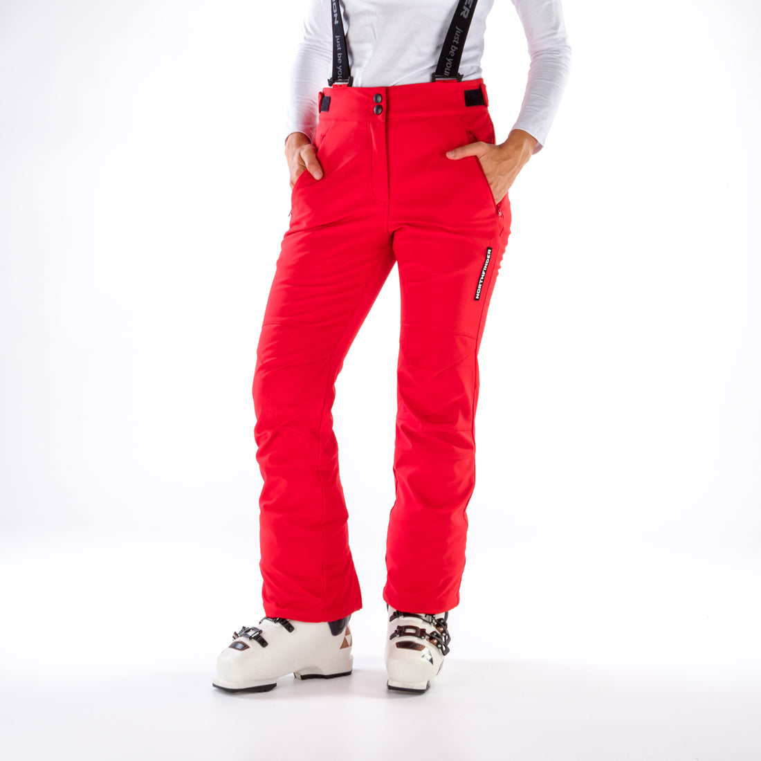NO-4736SNW women's ski-softshell pants for winter 3l GRACELYN