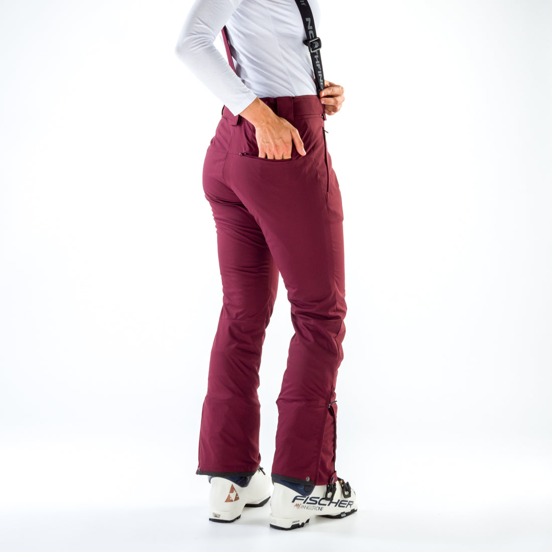 NO-4738SNW women's ski pants comfortable AMELIE