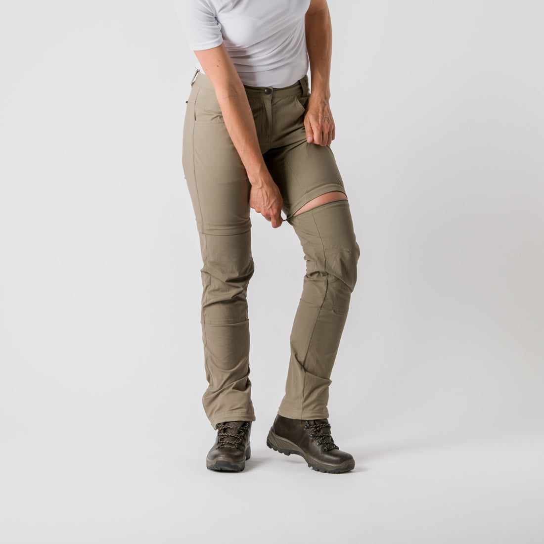 NO-4765AD women's 2in1 pants adventure PEARL
