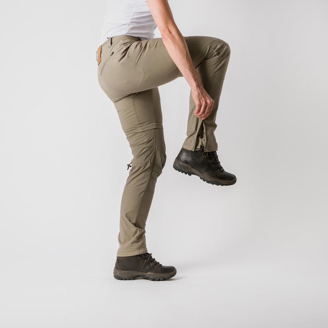 NO-4765AD women's 2in1 pants adventure PEARL