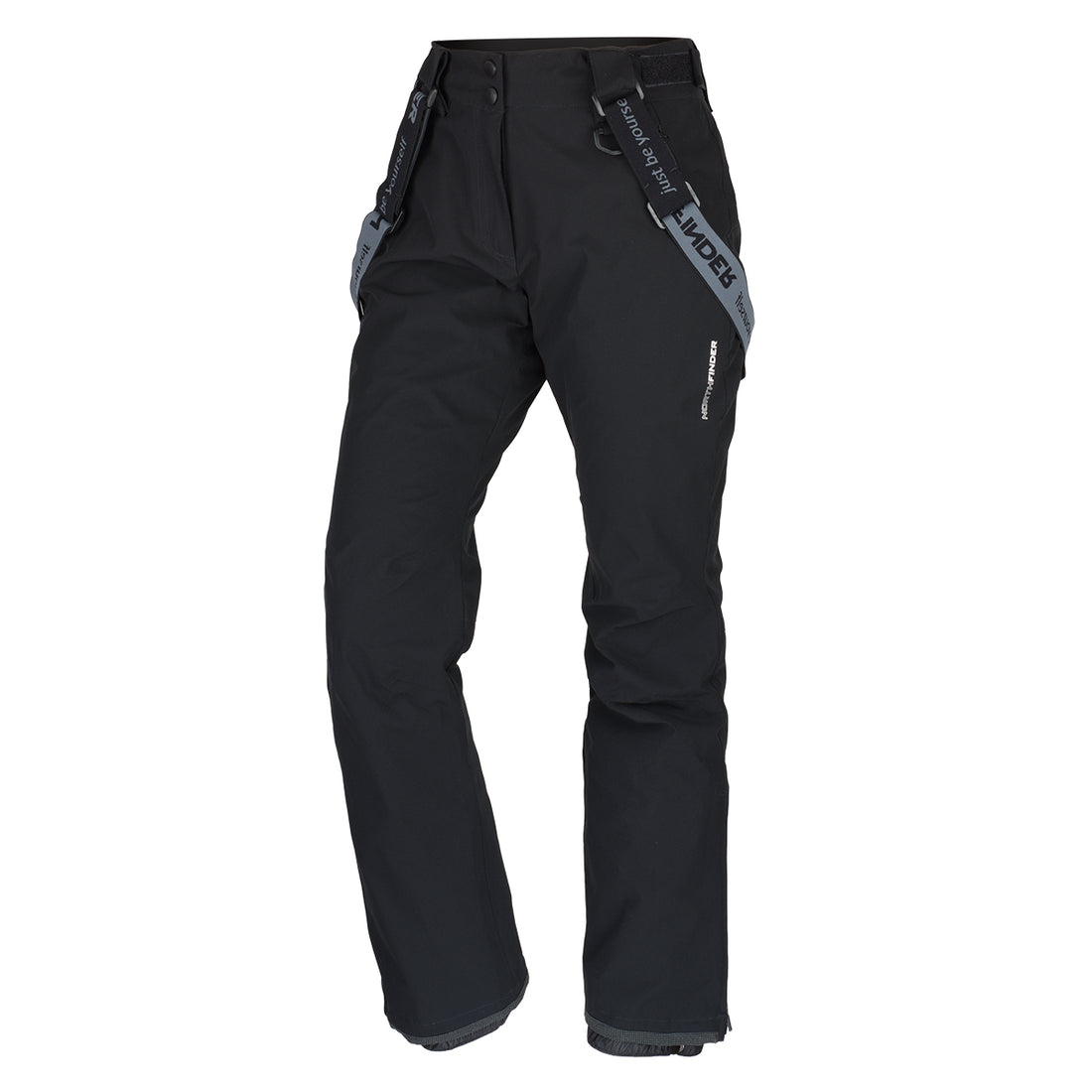 NO-4827SNW women's ski comfortable trousers with braces CAROLYN