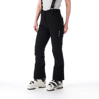 NO-4827SNW women's ski comfortable trousers with braces CAROLYN