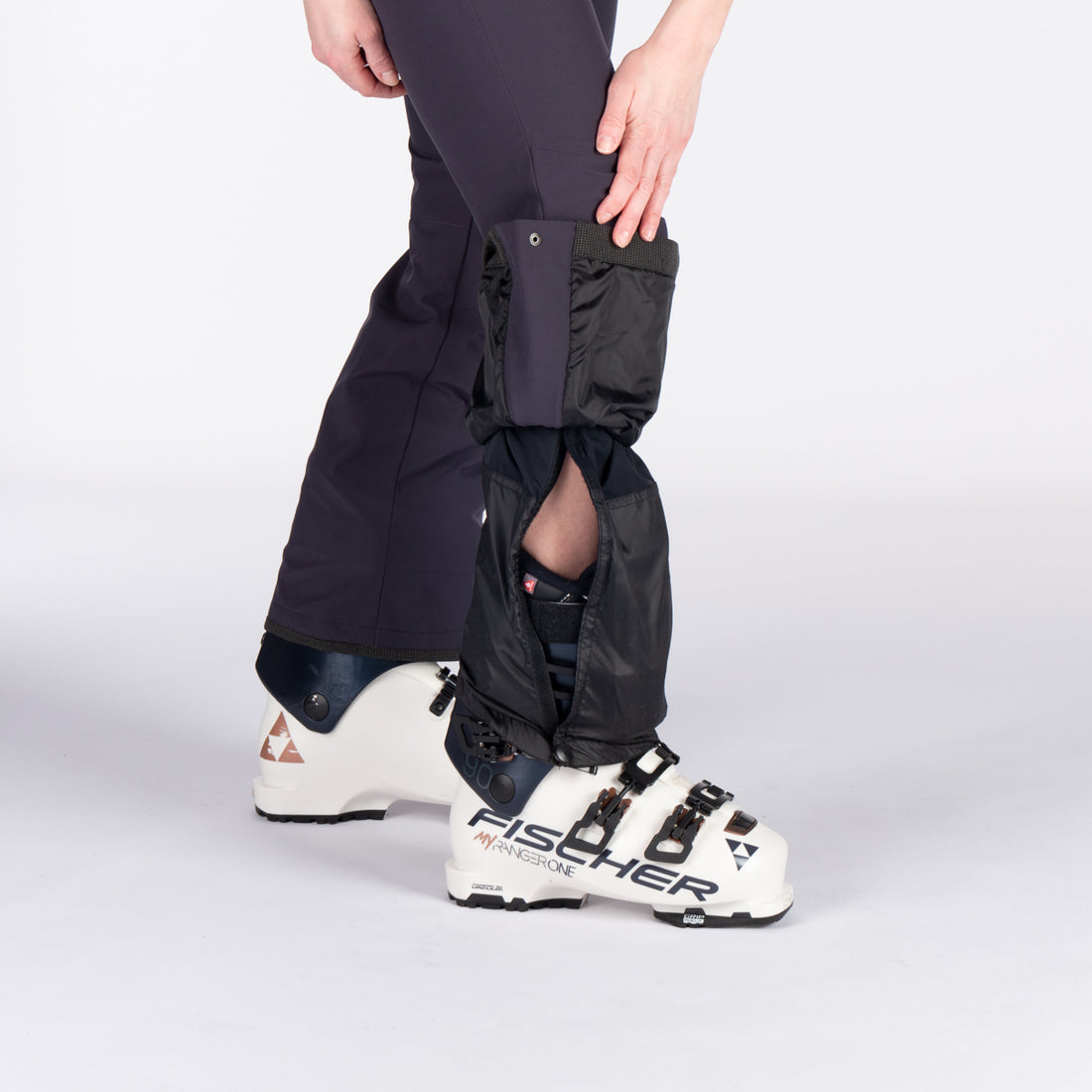 NO-4827SNW women's ski comfortable trousers with braces CAROLYN