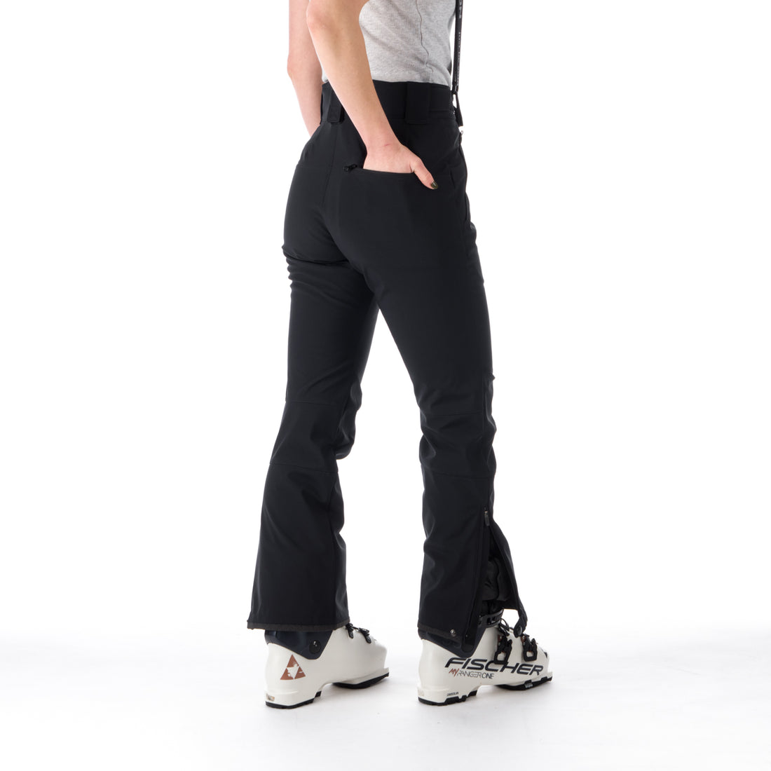 NO-4828SNW women's ski softshell pants 3L CLARISSA
