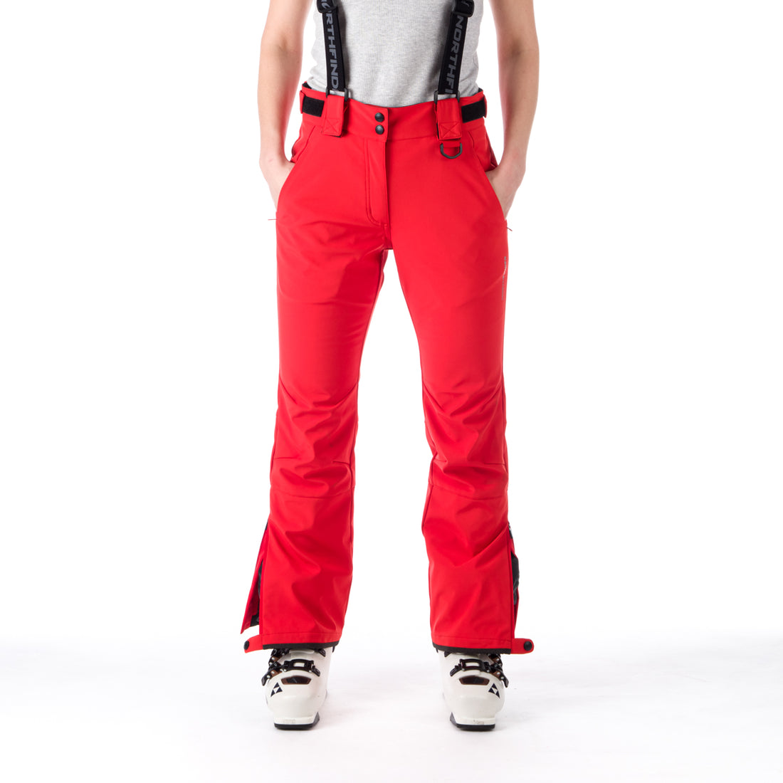 NO-4828SNW women's ski softshell pants 3L CLARISSA